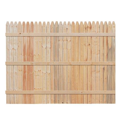 x 3-12 in. . Home depot wood fence